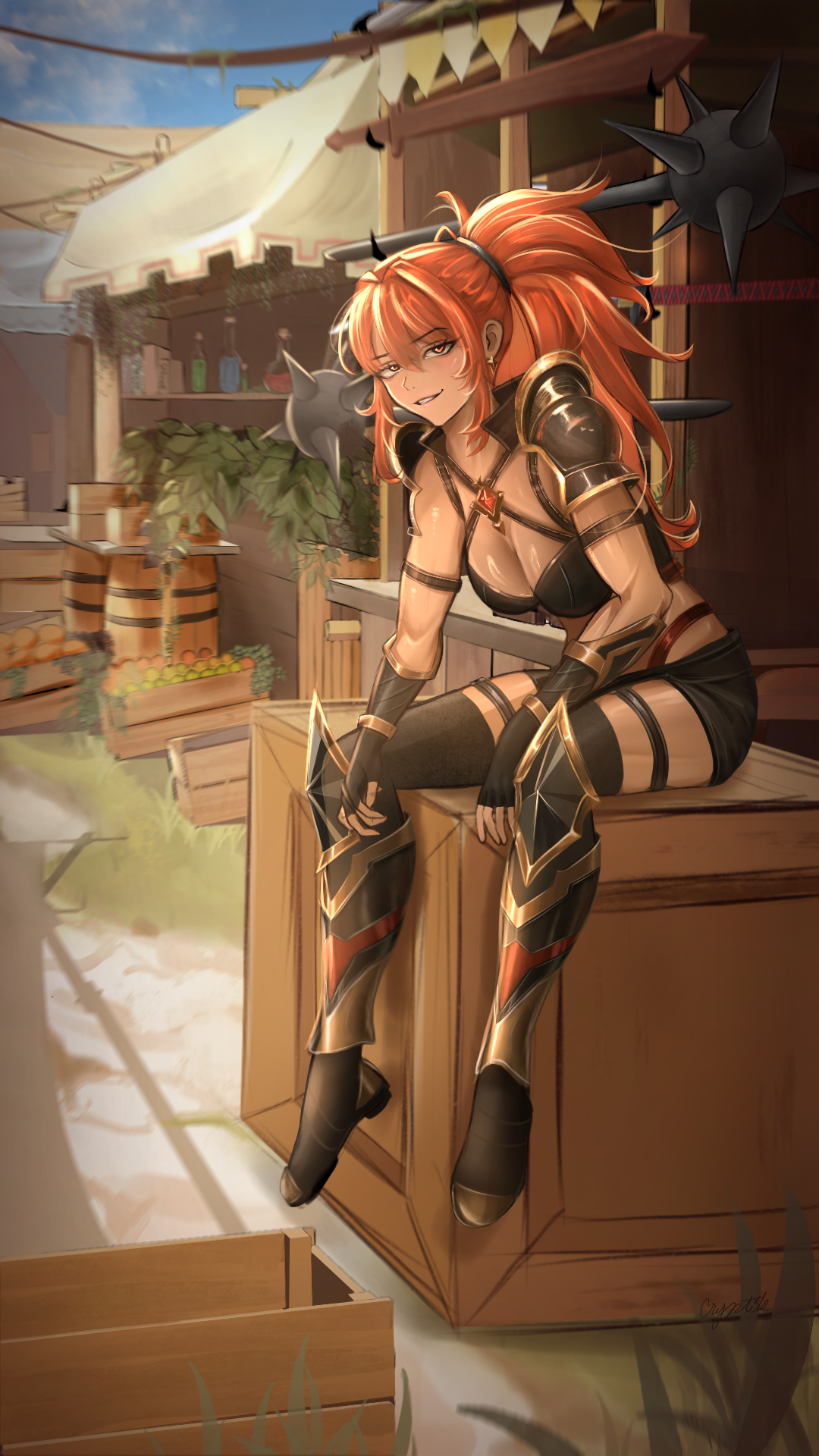 Splash art for game! portfolio artwork