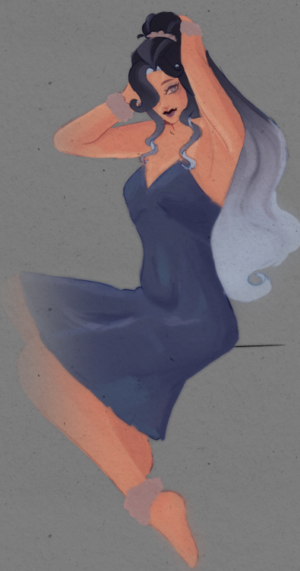 Unfinished fullbody portfolio artwork