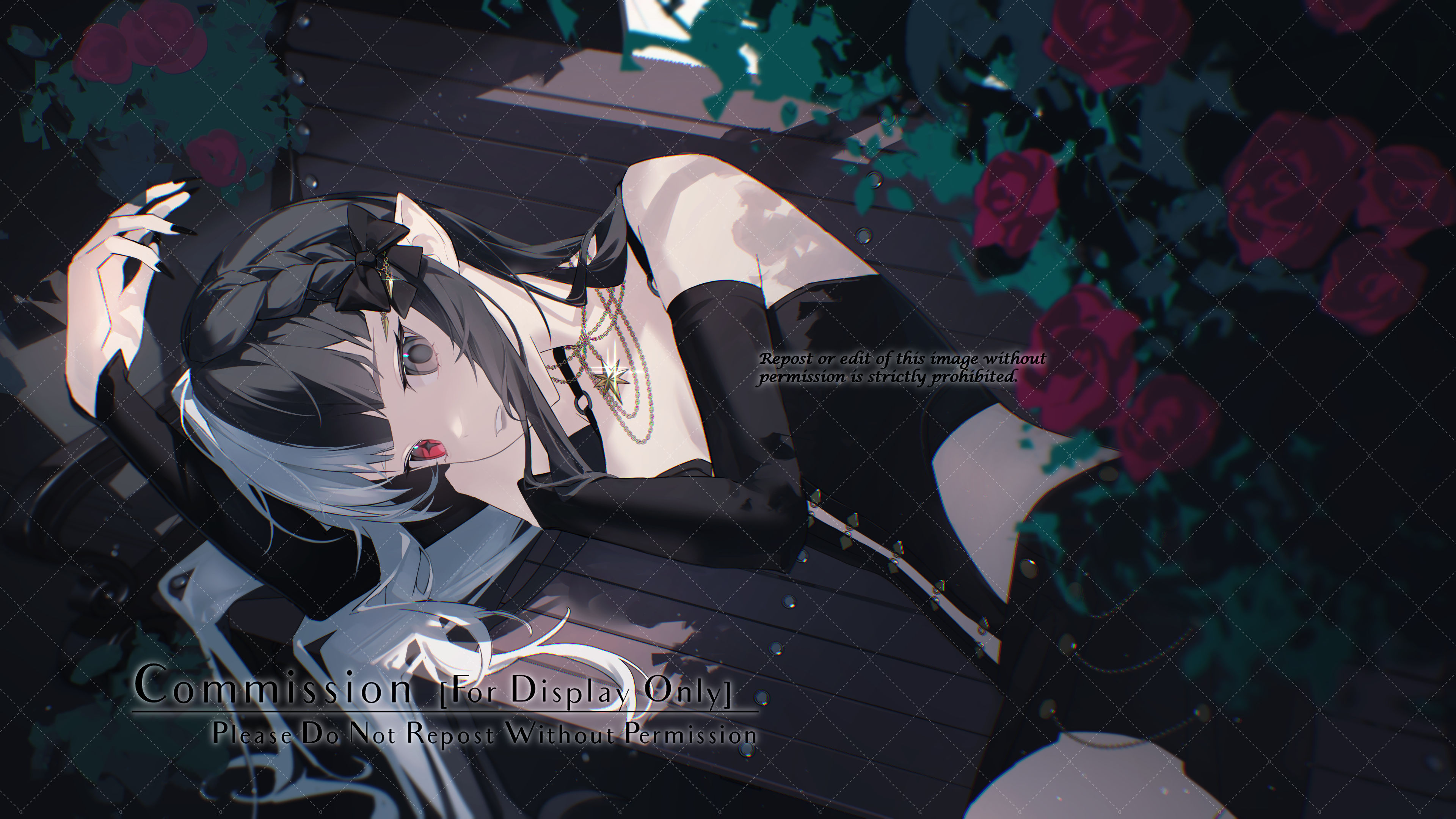 Halfbody Illustration w/BG portfolio artwork