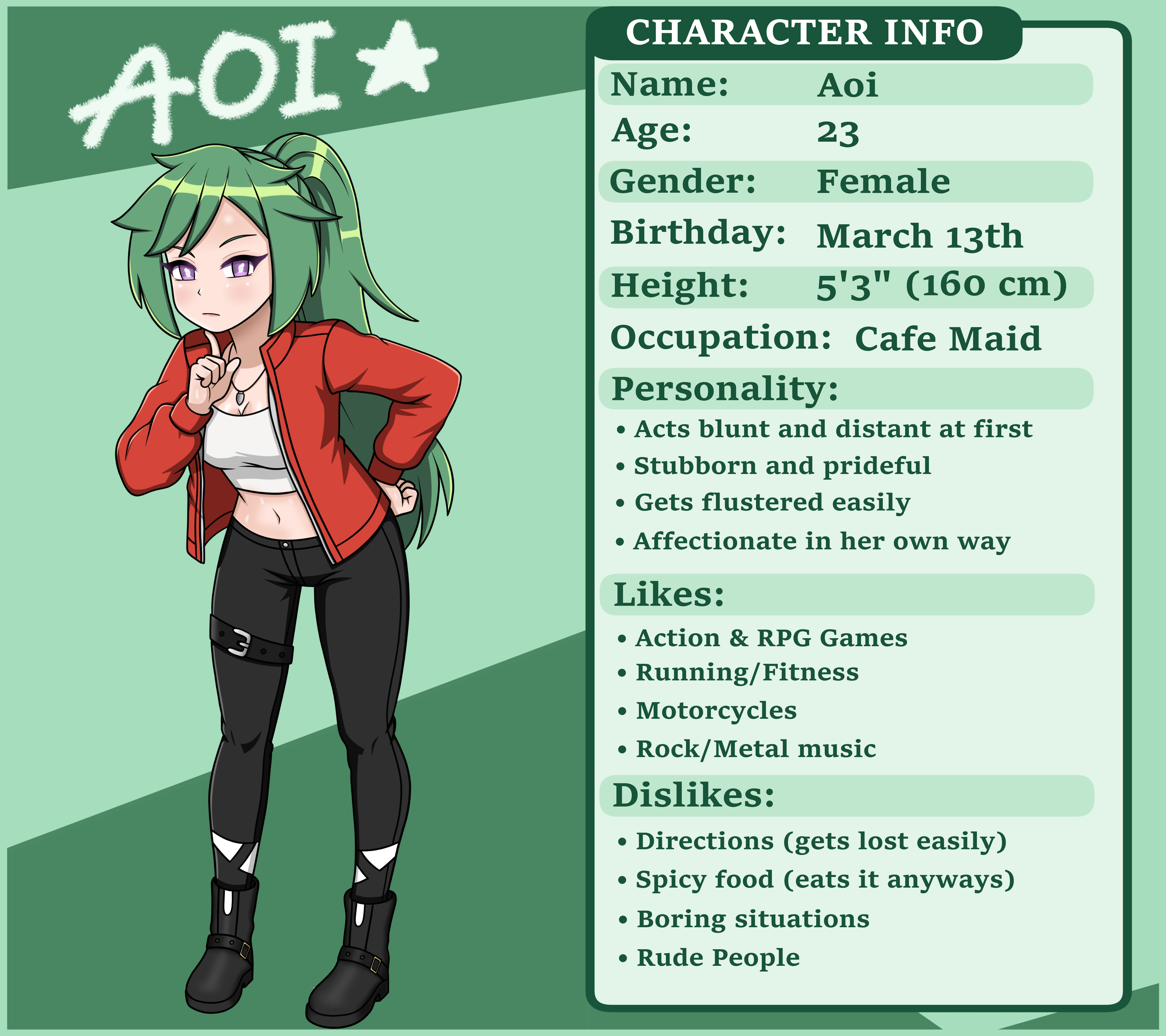 Simple Character Sheet portfolio artwork