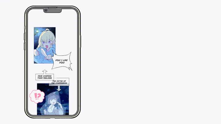 Cute Custom Comic Creations/  Webtoon vertical scroll/ Strip