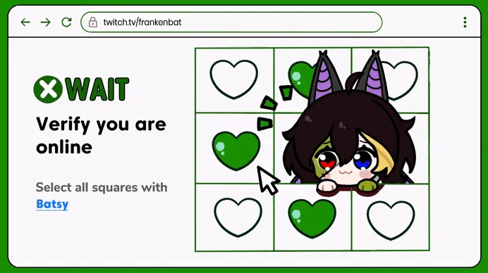 YCH WAITING SCREEN 💜 WINDOWS CAPTCHA💜