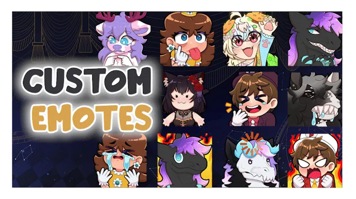 Custom Emotes | Static & Animated ⊹ ࣪ ˖ 