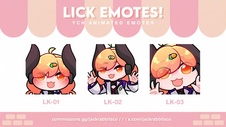 YCH LICK ANIMATED EMOTES