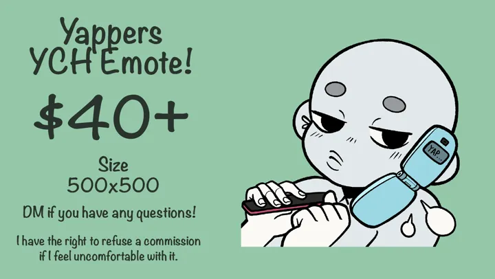 Yappers Emote YCH!